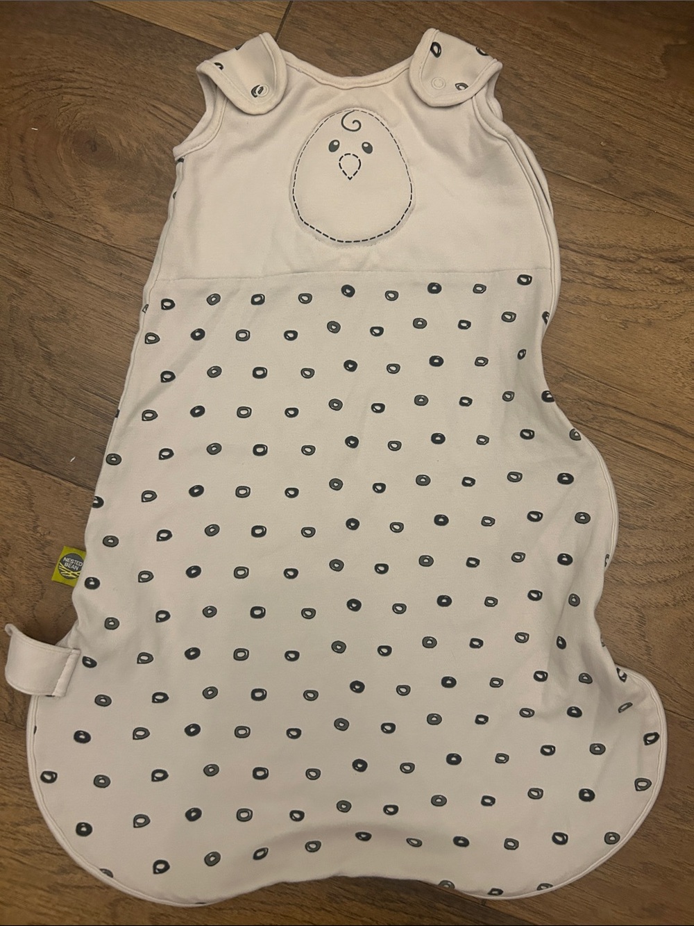 Nested Bean Baby Sleep Sack with Chick Embroidery - Includes weighted bean!